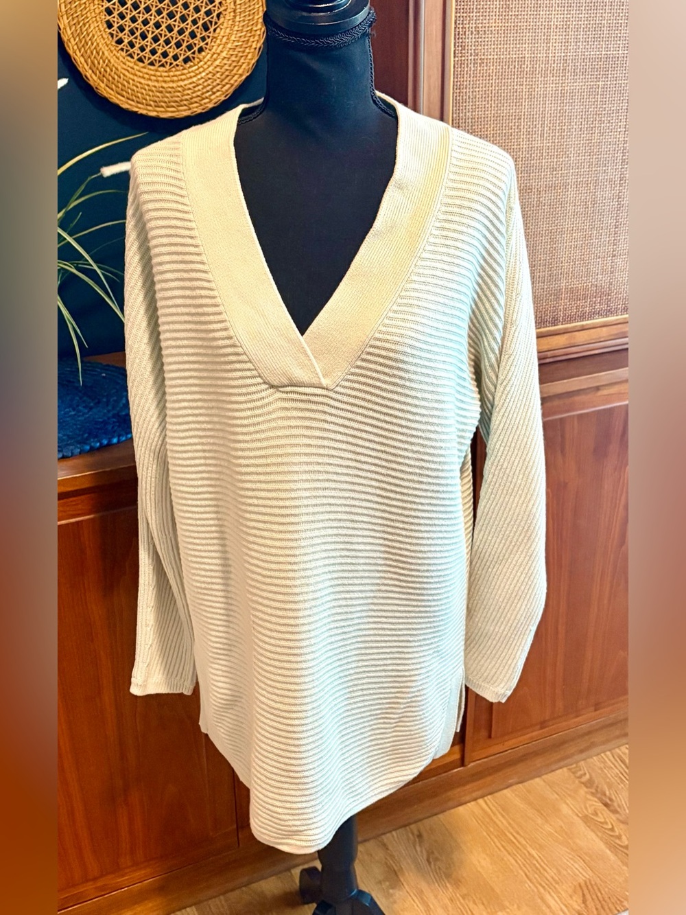 Haven Well Within Cashmere Blend Sweater Tunic Large